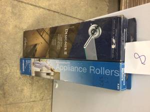 GLASS SHELF DESIGNER II PLUS APPLIANCE ROLLERS&nbsp&nbspCustomer Returns See Pictures&nbsp