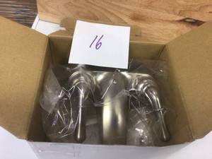 Ultra Faucets UF08342C 2-Handle Brushed Nickel Non-Metallic Series Faucet&nbsp&nbspCustomer Returns See Pictures&nbsp