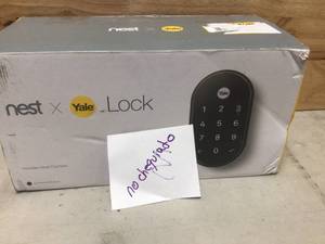 Nest x Yale Lock (Oil Rubbed Bronze) with Nest Connect  NOT CHECKED&nbsp&nbspCustomer Returns See Pictures&nbsp