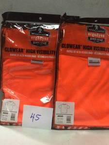 GLOWEAR HIGH VISIBILITY SS T-SHIRT  XL ORANGE&nbsp&nbspCustomer Returns See Pictures&nbsp