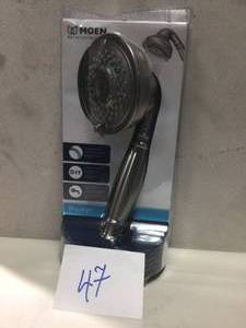 MOEN Brecklyn 8-Spray 4 in. Single Tub Wall Mount Handheld Adjustable Shower Head in Spot Resist Brushed Nickel&nbsp&nbspCustomer Returns See Pictures&nbsp&nbsp