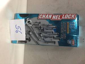 Channellock CHA38181 Fractional 18-Piece 38-Inch Drive Socket Set&nbsp&nbspCustomer Returns See Pictures&nbsp