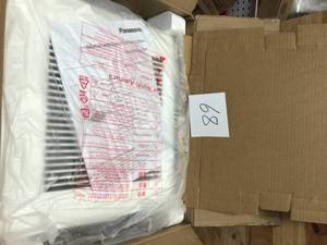 Panasonic WhisperValue DC Pick-A-Flow 50, 80 or 100 CFM Ceiling or Wall Low Profile Housing Depth Energy Star Bath Exhaust Fan&nbspCustomer Returns See Pictures&nbsp