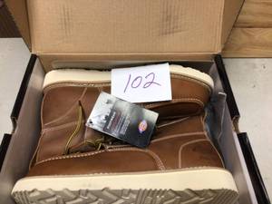 Trader Work BOOTS Steel Toe Lace up Brown Tan  size 12 see pictures