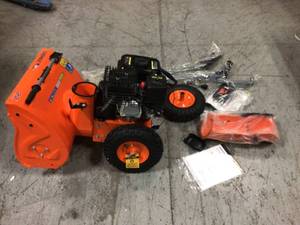 Yardmax  22 in. 2-Stage Gas Snow Blower not used see pictures