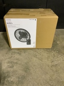 Home Decorators Collection Bentley II 18 in. IndoorOutdoor Natural Iron Oscillating Wall Fan. See Pictures
