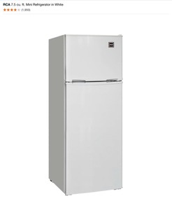 RCA 7.5 cu. ft. Mini Refrigerator in White. See Pictures