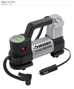 Husky HandTool Assortment with 12 & 120-Volt Inflators. Various Conditions. See Pictures