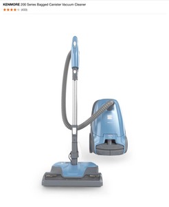 KENMORE 200 Series Bagged Canister Vacuum Cleaner. See Pictures