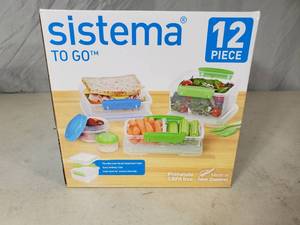 lot 30 image: New Sistema 12 Piece To Go Set