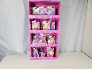 lot 65 image: New Radz Shopkins Candy with Dispensers and Display