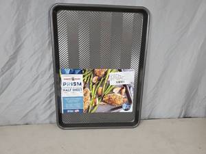 lot 75 image: New Nordic Ware Prism Nonstick Textured Half Sheet Baking Pan