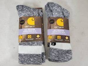 lot 87 image: 2 New Pair of Womens Carhartt All Season Hiker Crew Socks