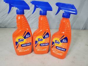 lot 90 image: 3 New Bottles of Tide Antibacterial Fabric Spray