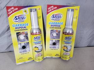lot 94 image: 2 New Sani 360 Garbage Disposal Cleaners