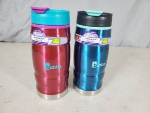 lot 106 image: 2 New Stainless Kids Bubba Tumblers  Drink Bottles
