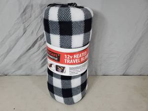 lot 111 image: New 12V Heated Travel Blanket