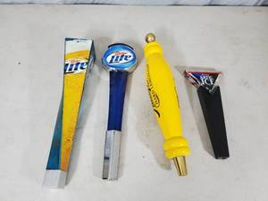 lot 113 image: 4 Beer Tap Handles