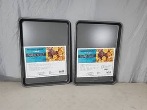 lot 130 image: 2 New Nordic Ware Commercial Duty Baking Sheets