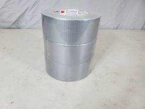 lot 133 image: 3 New Rolls of 3M Utility Grade Duct Tape
