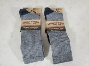 lot 160 image: 2 New Pair of High End HiwaseeTrading Co Merino Wool Socks