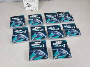lot 191 image: 40 New Gillette Mach 3 Razor Cartridges