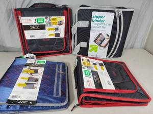 lot 202 image: 4 New Trapper Keepers  Zipper Binders