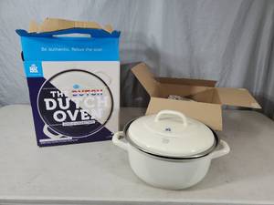 lot 223 image: New Open Box The Dutch Dutch Oven Fron the Indigo Collection