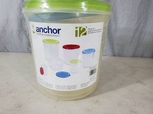 lot 228 image: New Anchor 12 Piece Storage Set