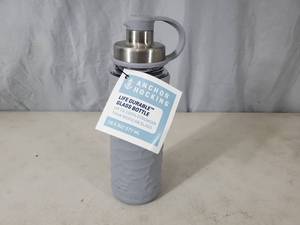 lot 229 image: New Anchor Hocking Life Durable Glass Bottle