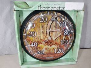 lot 233 image: New 13 inch IndoorOutdoor Thermometer