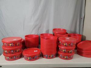 lot 241 image: Over 45 New Holiday Treat Containers with Lids