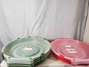 lot 247 image: 4 New Wreat Boxes with Lids