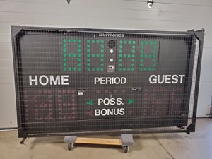 lot 2 image: Large Daktronics Sports Scoreboard