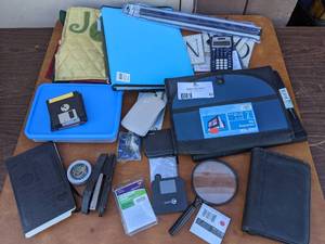 lot 63 image: Floppys Discs, Notebooks, And More Bundle