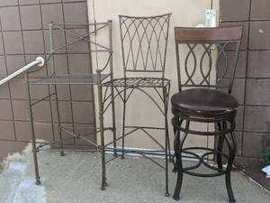 lot 95 image: Three Beautiful Missing Kitchen Stools