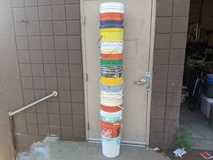lot 97 image: All the Buckets Youll Need-15  Paint Buckets