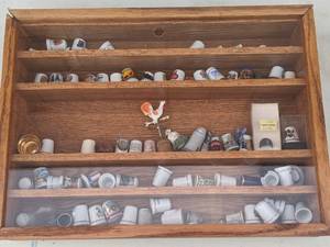 lot 101 image: Vintage and Antique Ceramic Thimble Collection
