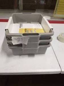 lot 35 image: ROOOM ESSENTIALS 3-TIER UTILITY CART