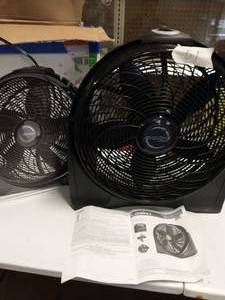 lot 51 image: LASKO Cyclone 20 in. 3-Speed Power Air Circulator Floor Fan