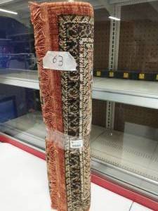 lot 63 image: BROWN  RUNNER RUG
