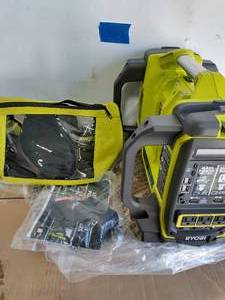 lot 88 image: RYOBI RETAIL $699 NEW 40V 1800-Watt Power Station Lithium Battery Inverter Push Start Generator4 Port Charger (Tool-Only)