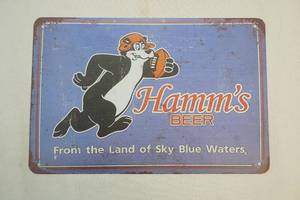 Metal sign