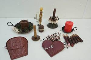 Candles, candle holders, dcor and more