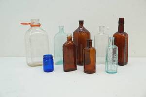 Vintage medicine bottles