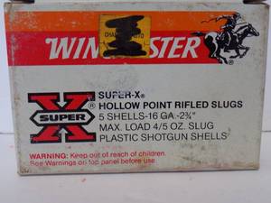 Winchester 16 Gauge Slugs