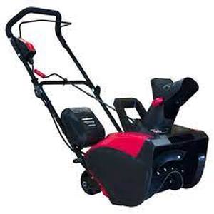 lot 3 image: PowerSmart 18 in. 40-Volt Lithium-Ion Cordless Snow Blower