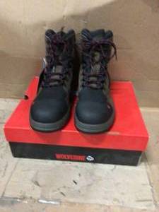 Mens Legend Waterproof 6 in. Work Boots - Composite Toe - Brown Size 11(W) by Wolverine Customer Returns See Pictures