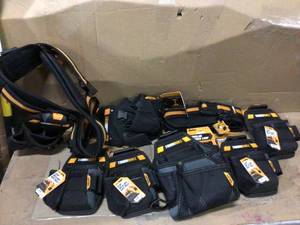 Padded Belt with Heavy Duty Buckle, Black by TOUGHBUILT Customer Returns See Pictures