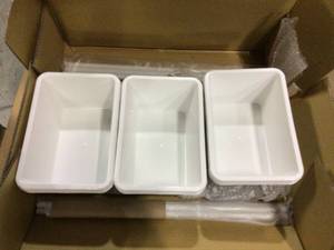 Inspire Collection GreyWhite Kids Storage Organizer with 9 Plastic Bins by Humble Crew Customer Returns See Pictures